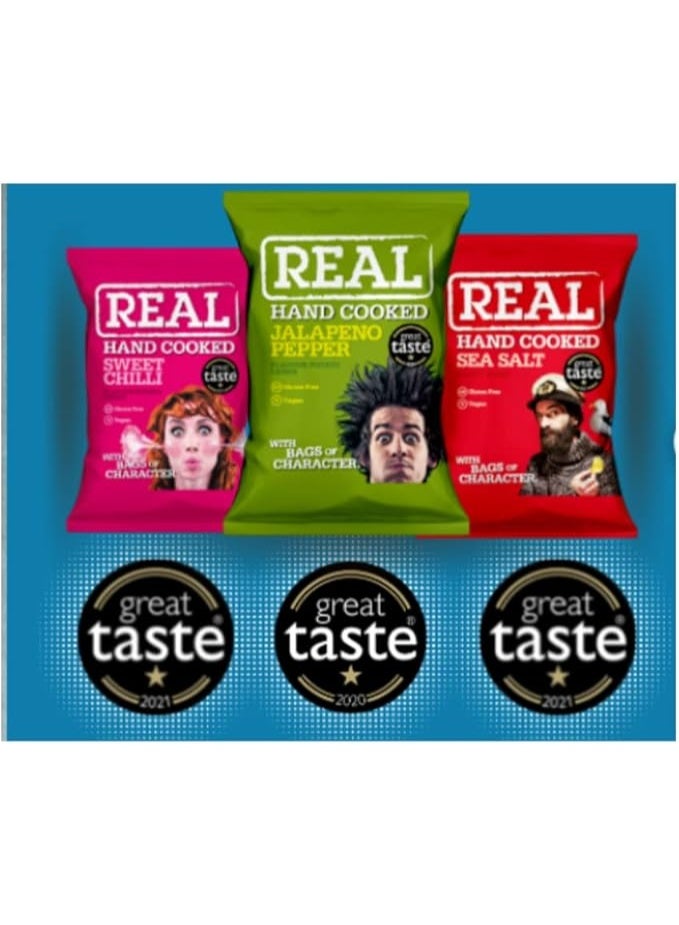 ريل رقائق البطاطس المقلية يدوياً بالملح البحري – عبوة 150 جرام، 10 حبات | وجبات خفيفة مقرمشة ممتازة - Image 2